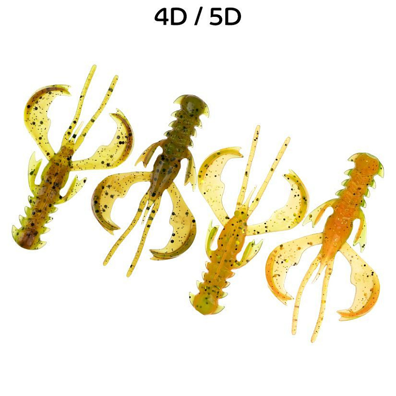 силиконовые приманки Nimble 2.5" 44-65-4d/5d-6