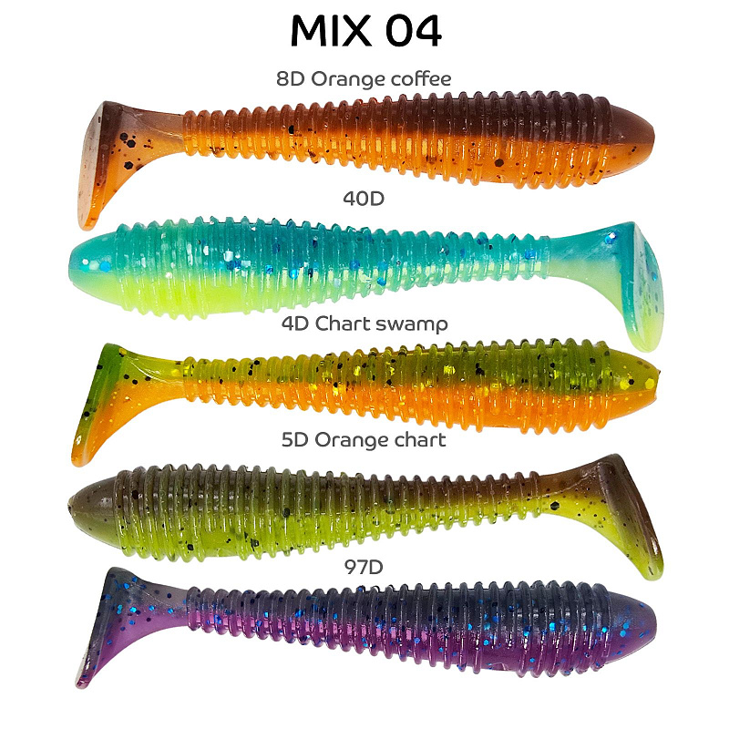 силиконовые приманки Vibro Fat 3.2" 73-80-M04-6