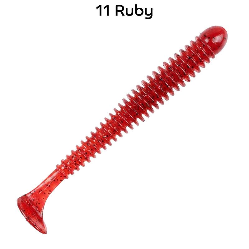 силиконовые приманки Vibro worm 3.4" 12-85-11-6