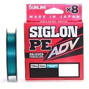 Плетёный шнур Sunline SIGLON ADV x8 Turquoise Blue 150m #0.6/8lb