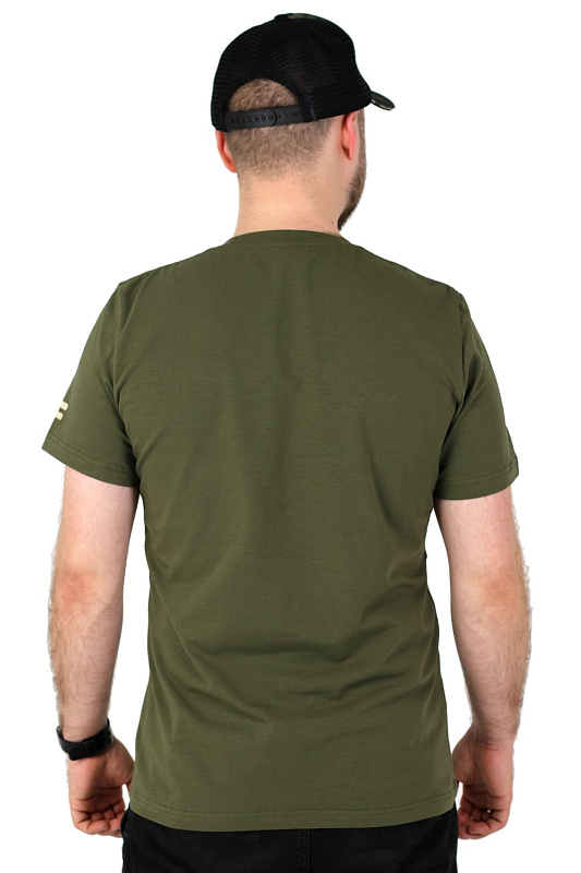 Футболка CF Relict Perch, оливковая для рыбака и рыбалки