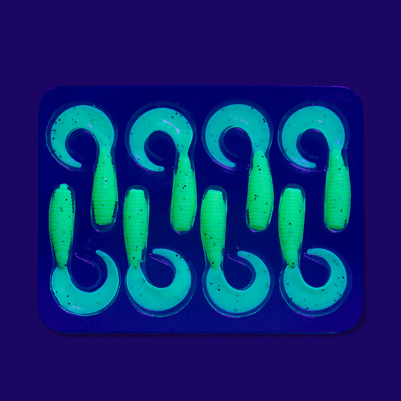 силиконовые приманки Angry spin 1" 20-25-6-6