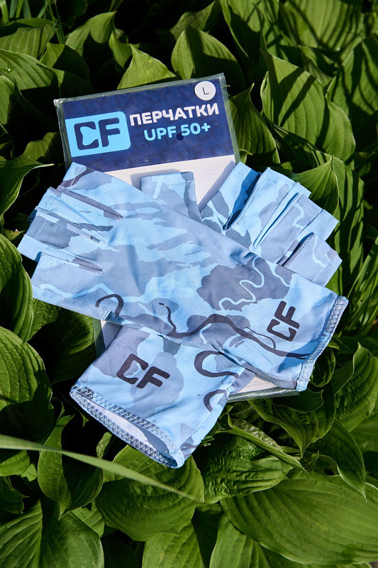 Перчатки CF Camo river для рыбака и рыбалки