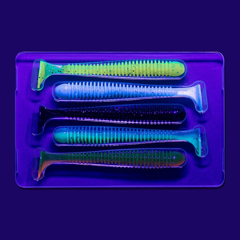 силиконовые приманки Vibro worm 3.4" 12-85-M57-6