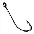 Рыболовные Одинарный крючок CF S hook №6 10 шт, черный