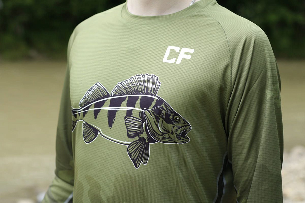 Джерси CF Camo Fish для рыбака и рыбалки