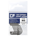 Рыболовные Офсетный крючок CF Offset DN hook №6 10 шт