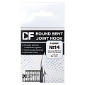 Рыболовные Одинарный крючок CF Round bent hook №14 15 шт