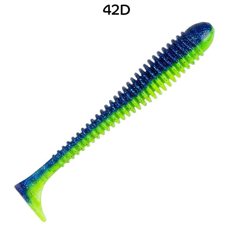 силиконовые приманки Vibro worm 3.4" 12-85-42d-6