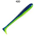 силиконовые приманки Vibro worm 3.4" 12-85-42d-6
