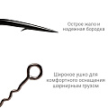 Рыболовные Одинарный крючок CF Round bent fixative shank №10 15 шт