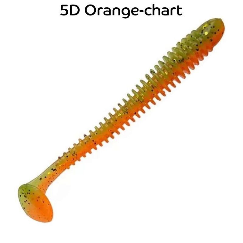 силиконовые приманки Vibro Worm 4.5'' 77-115-5d-6