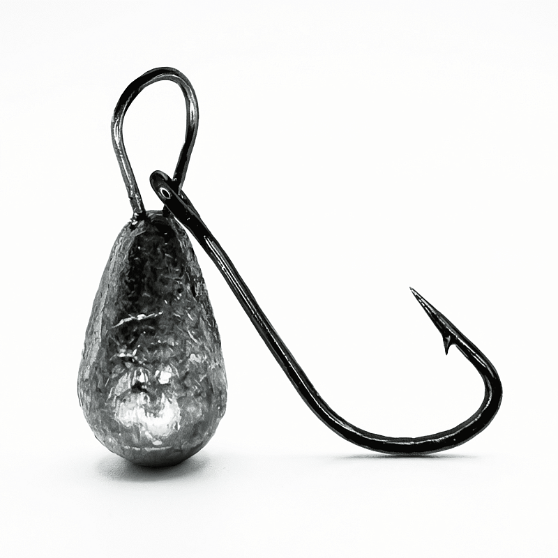 Одноухие мормышки «Капля». 0.4 г, крючок №12, 10 шт