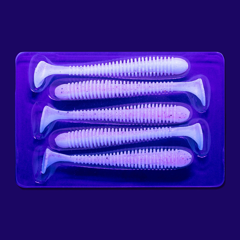 силиконовые приманки Vibro worm 3.4" 13-85-9d-6