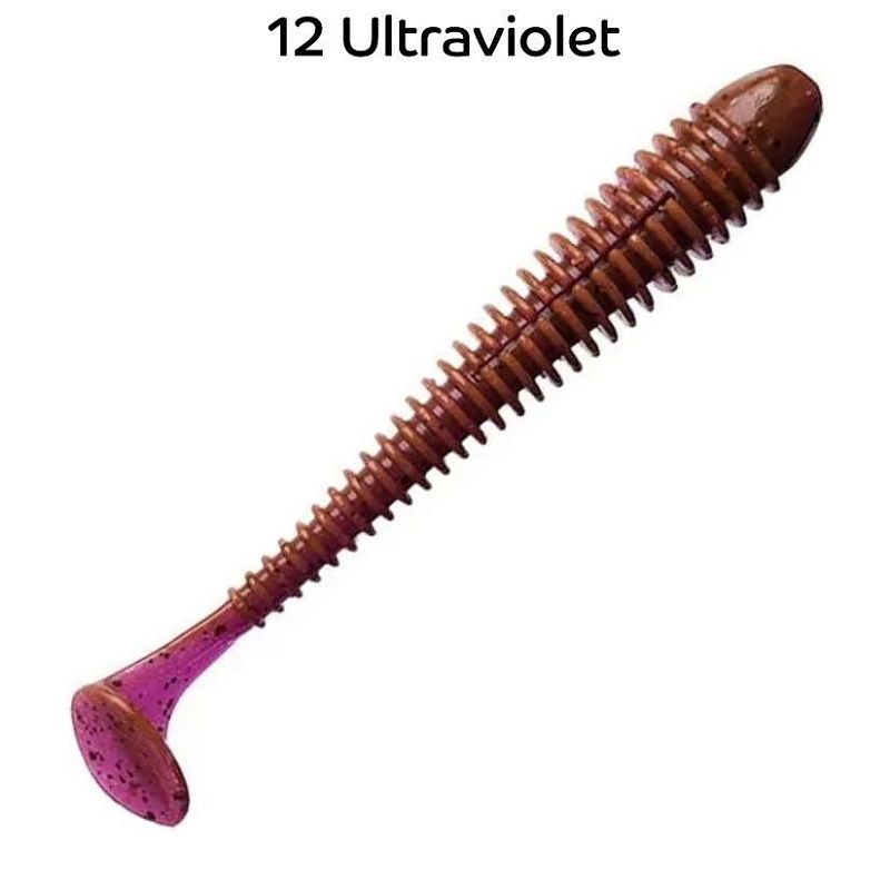 силиконовые приманки Vibro Worm 4.5'' 77-115-12-6