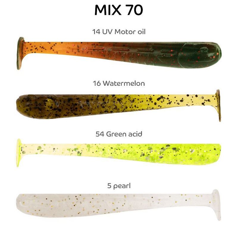 силиконовые приманки Nano minnow 2.2" 22-55-M70-6