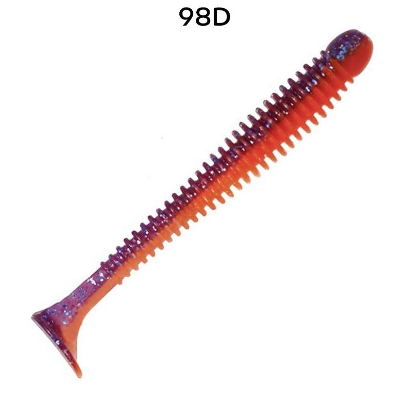 силиконовые приманки Vibro worm 3.4" 13-85-98d-6