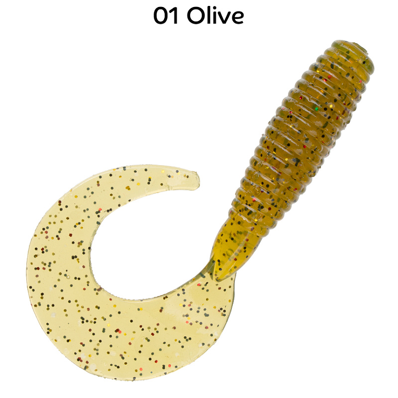 силиконовые приманки Angry spin 1.4" 78-35-1-6