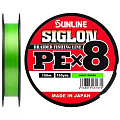 Плетёный шнур Sunline Siglon PEx8 light green 150m #1.2/20lb