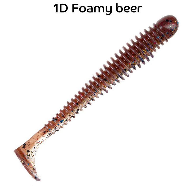 силиконовые приманки Vibro worm 3.4" 13-85-1d-6