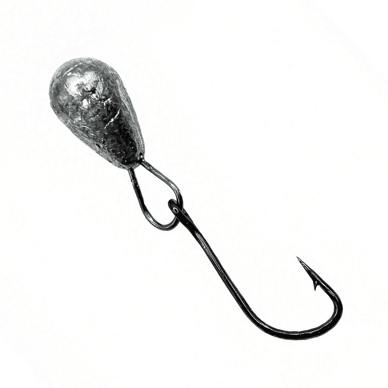 Одноухие мормышки «Капля». 0.3 г, крючок №12, 10 шт