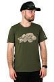 Футболка CF Relict Perch, оливковая для рыбака и рыбалки