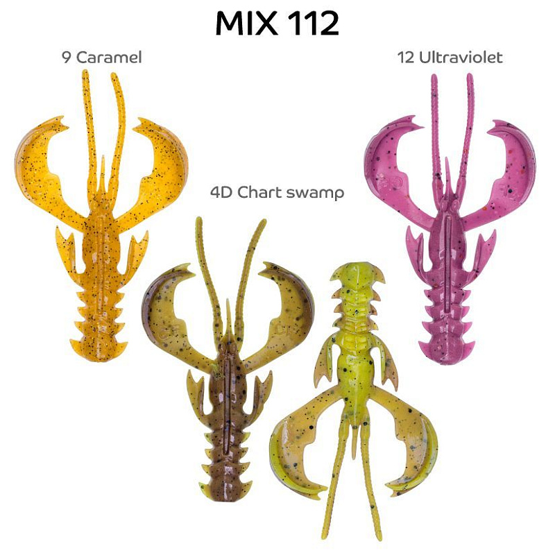 силиконовые приманки Nimble 3.2" 72-80-M112-6-F