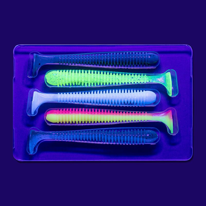 силиконовые приманки Vibro worm 3.4" 12-85-M56-6