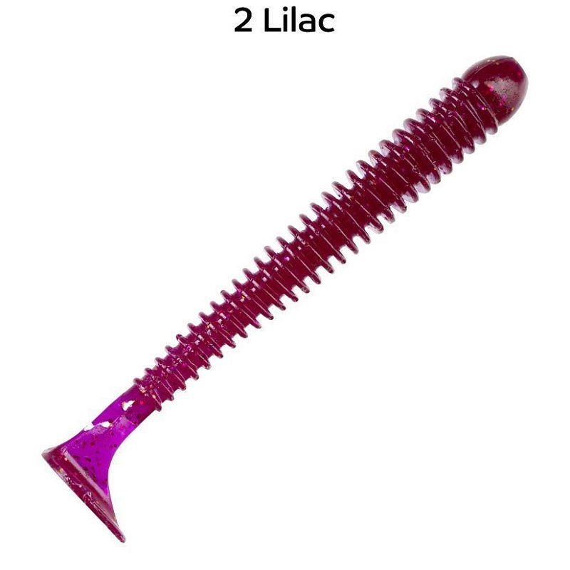 силиконовые приманки Vibro worm 3.4" 12-85-2-6