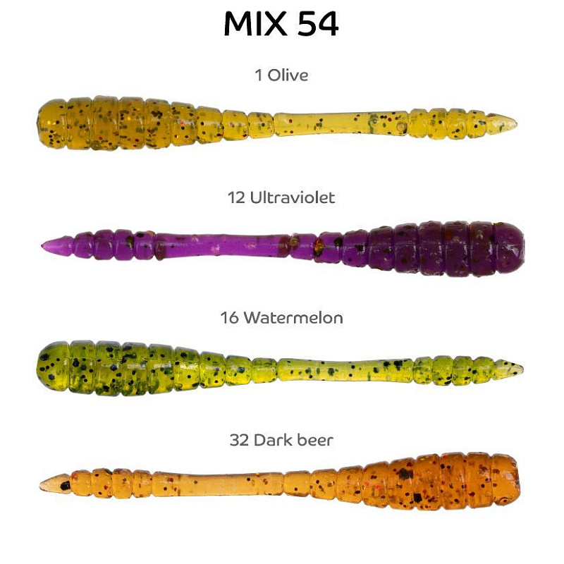 силиконовые приманки Tipsy 2" 9-50-M54-6