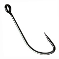 Рыболовные Одинарный крючок CF S hook №4 10 шт, черный