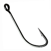 Рыболовные Одинарный крючок CF S hook №4 10 шт, черный