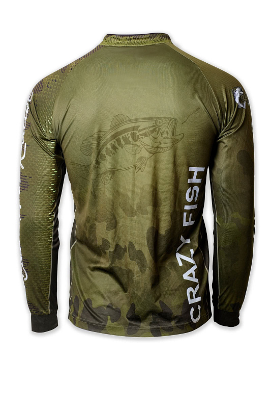 Джерси Crazy Fish Camo Fish Scale для рыбака и рыбалки