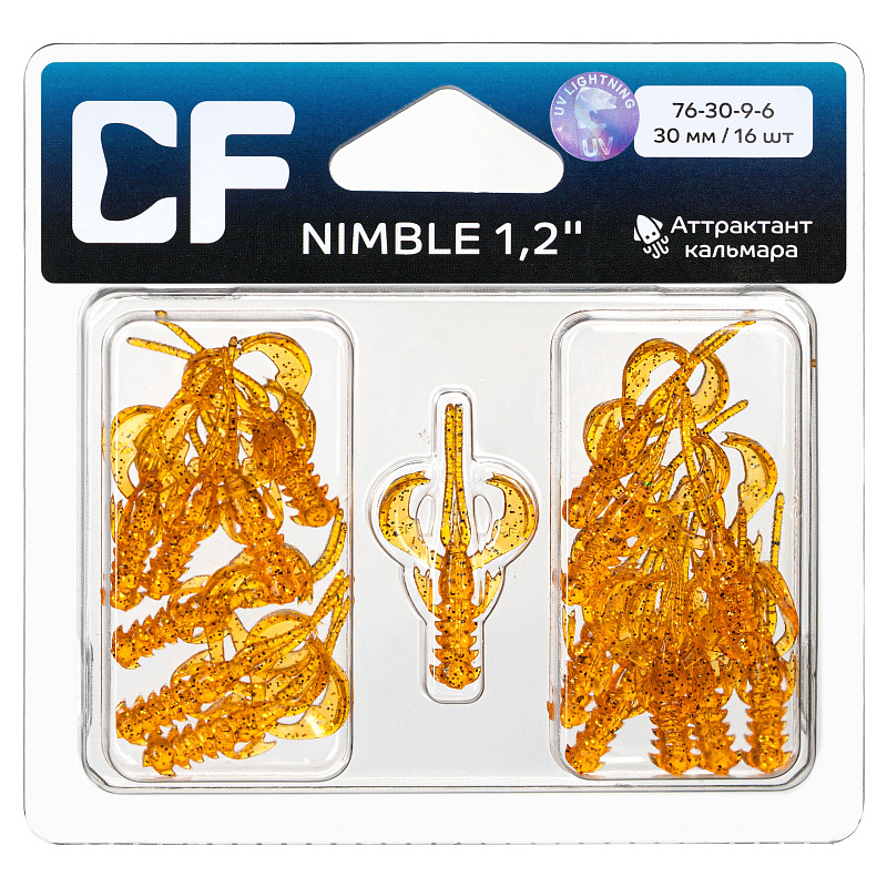 силиконовые приманки Nimble 1.2" 76-30-9-6