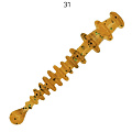 силиконовые приманки Double Bait 1.2" 001-30-31-6