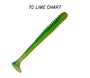 силиконовые приманки Vibro worm 3.4" 13-85-7d-6