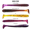 силиконовые приманки Vibro worm 3" 11-75-M04-6