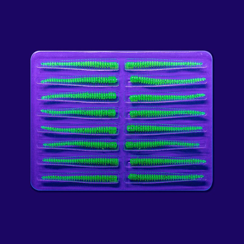 силиконовые приманки Cruel leech 1.6"   85-38-10-6