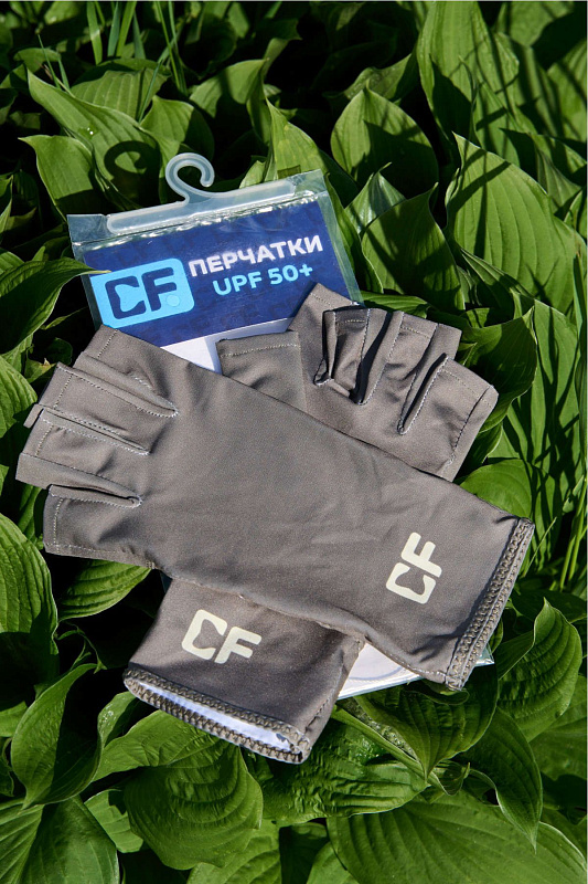 Перчатки CF Simple green для рыбака и рыбалки