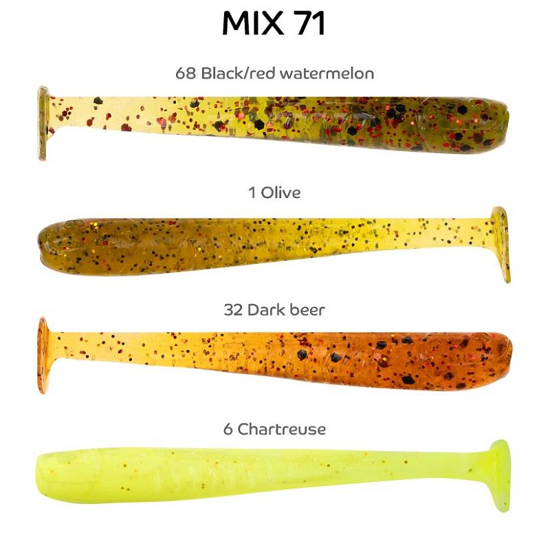силиконовые приманки Nano minnow 2.2" 22-55-M71-6