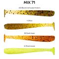 силиконовые приманки Nano minnow 2.2" 22-55-M71-6