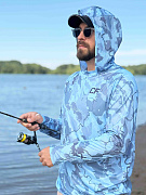 Худи CF Company Camo River для рыбака и рыбалки