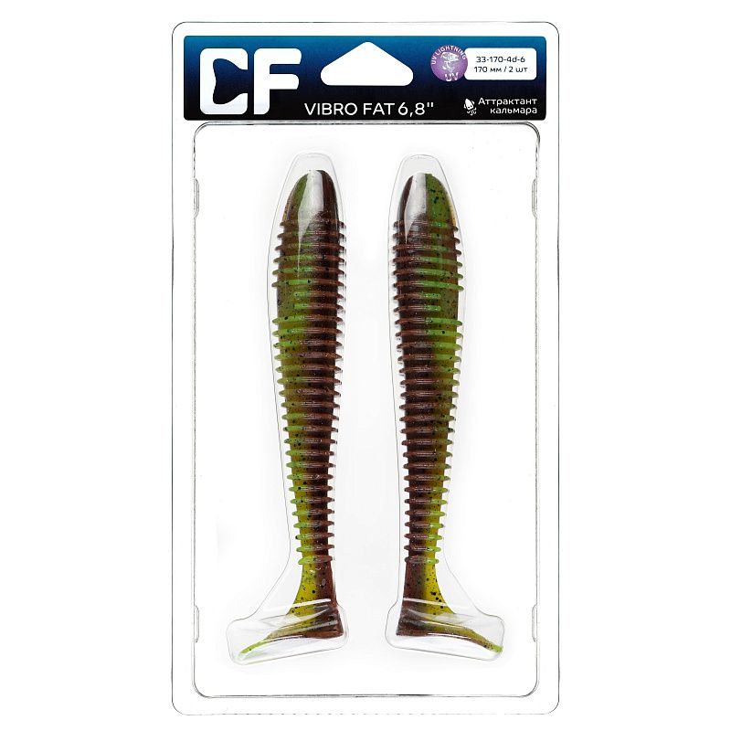 силиконовые приманки Vibro Fat 6.8" 33-170-4d-6