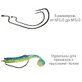 Рыболовные Офсетный крючок CF Wide Range Offset Hook №5/0 5 шт