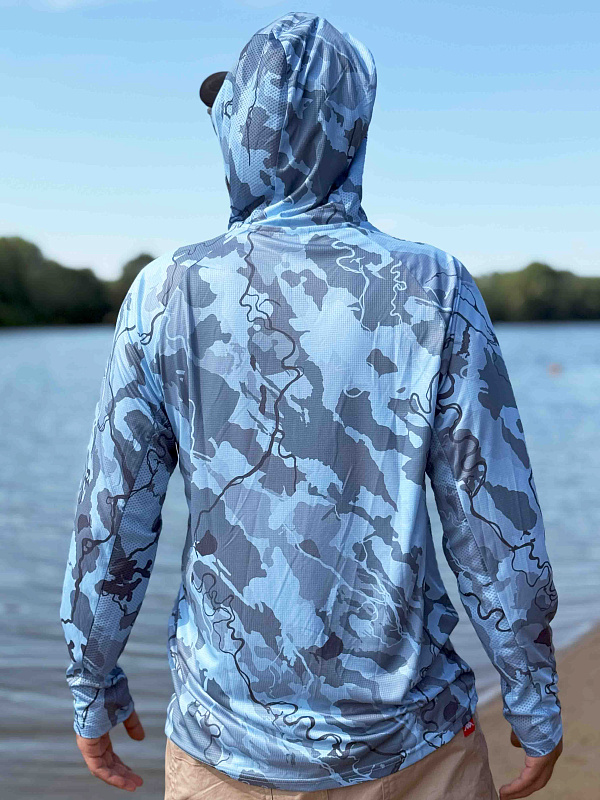 Худи CF Company Camo River для рыбака и рыбалки