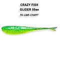 силиконовые приманки Glider 2.2" 35-55-7d-6-F