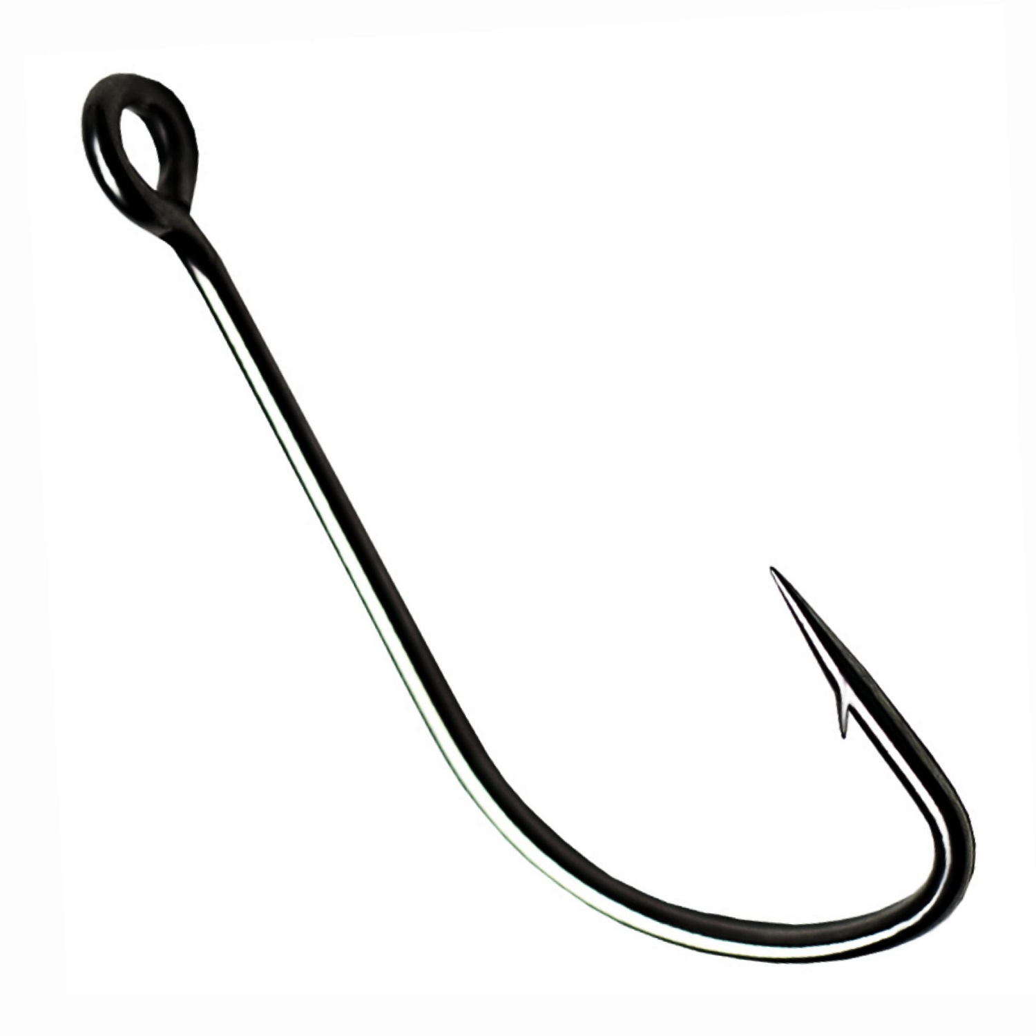 Рыболовные Одинарный крючок CF S hook №10 15 шт,  черный