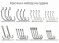 Крючки CF к набору на судака