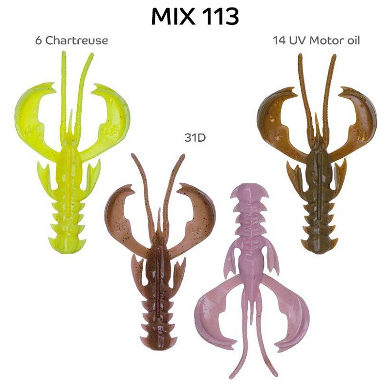 силиконовые приманки Nimble 3.2" 72-80-M113-6-F