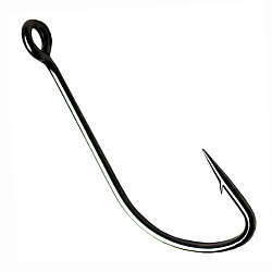 Рыболовные Одинарный крючок CF S hook №14 15  шт, черный